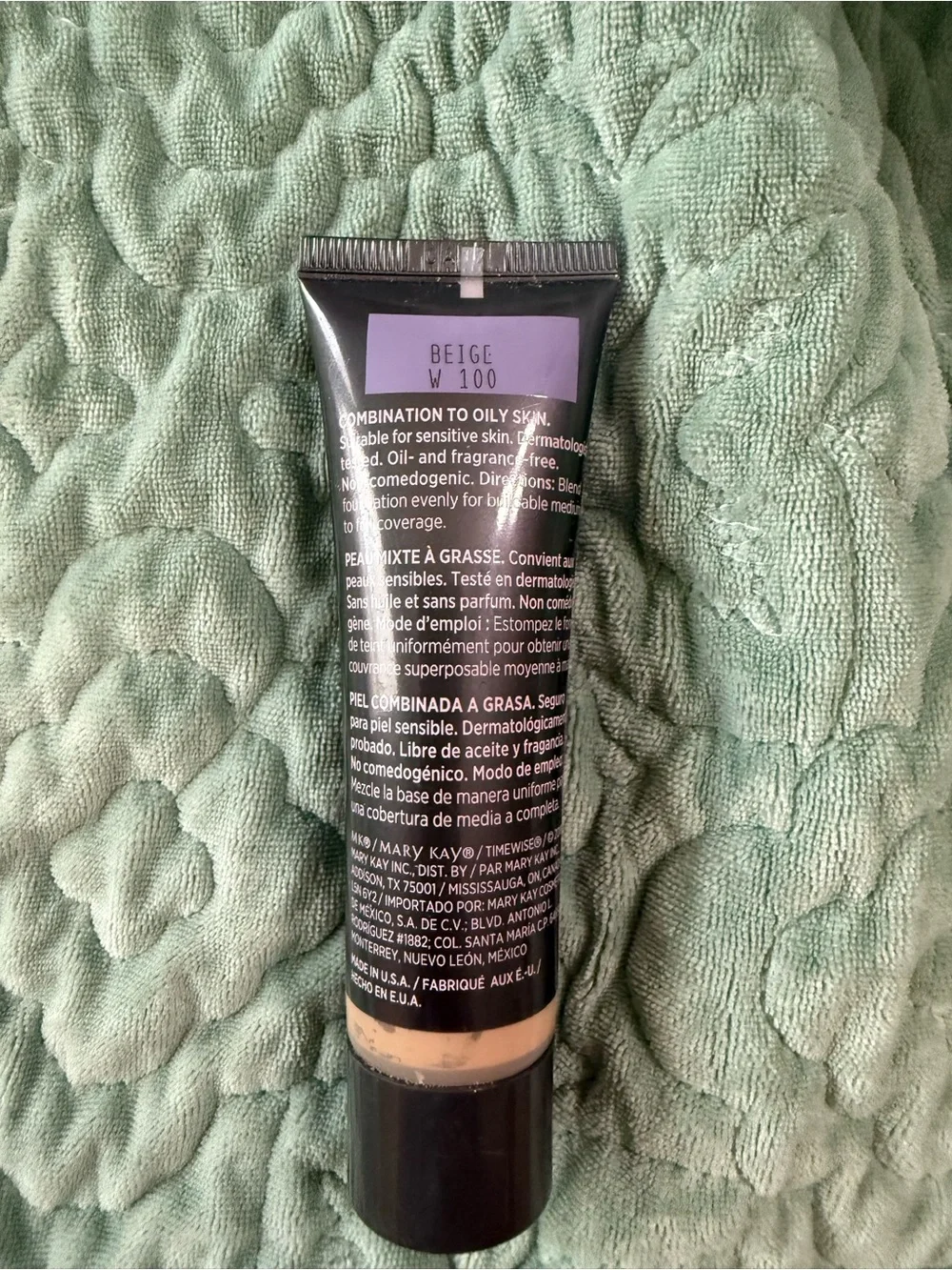 Mary Kay TimeWise Matte 3D Foundation Tube - Beige W 100